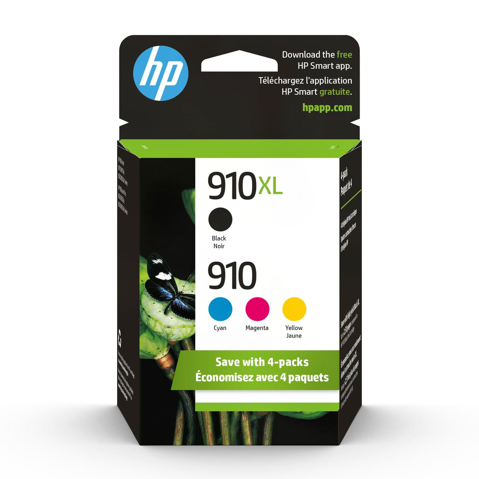 HP (ヒューレット・パッカード) 24388284 910XL/910 ブラック インクカートリッジ 大容量