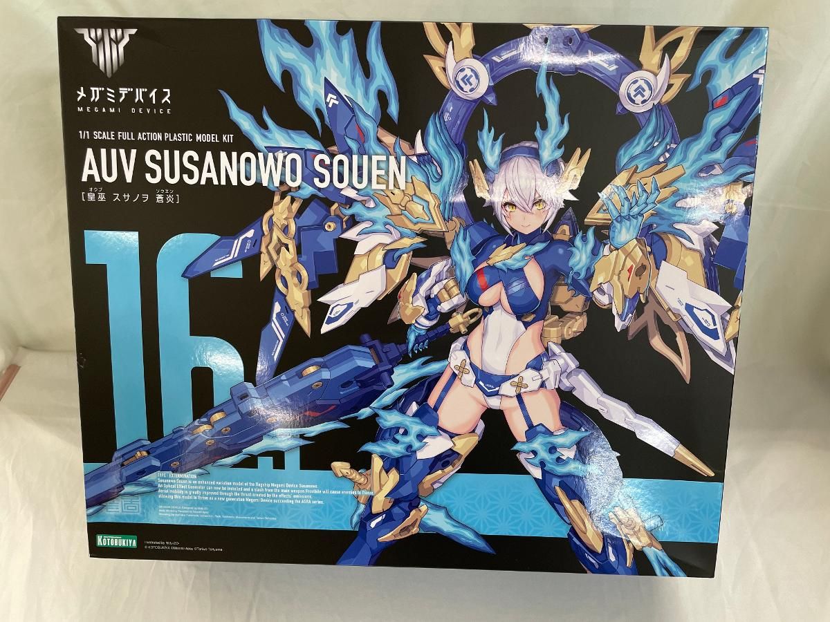 未開封】1/1 皇巫 スサノヲ 蒼炎 [KP681] メガミデバイス メガミ