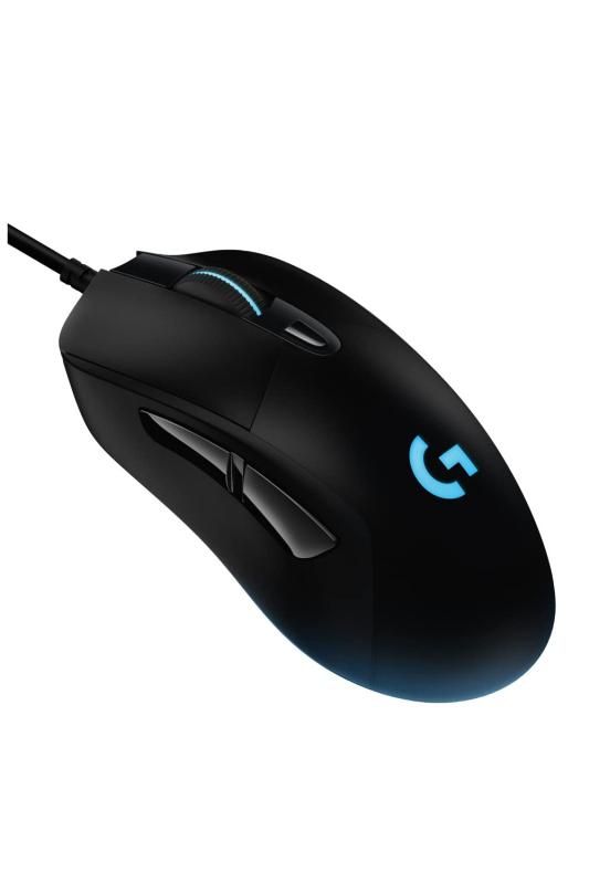 Logicool G ゲーミングマウス G403h HERO 有線 軽量 87g ゲーミング マウス 有線マウス 25Kセンサー エルゴノミクス LIGHTSYNC RGB PC windows ma