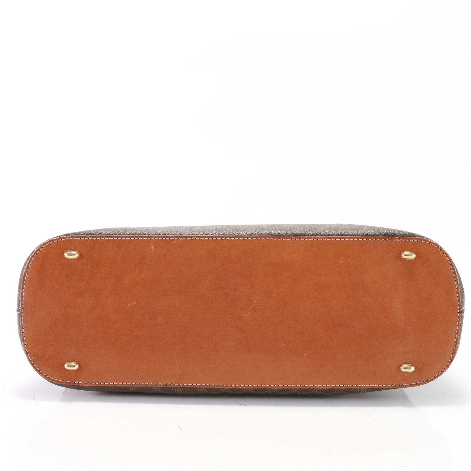 極美品 ヴィンテージ セリーヌ マカダム ボリード 型 レザー 2WAY