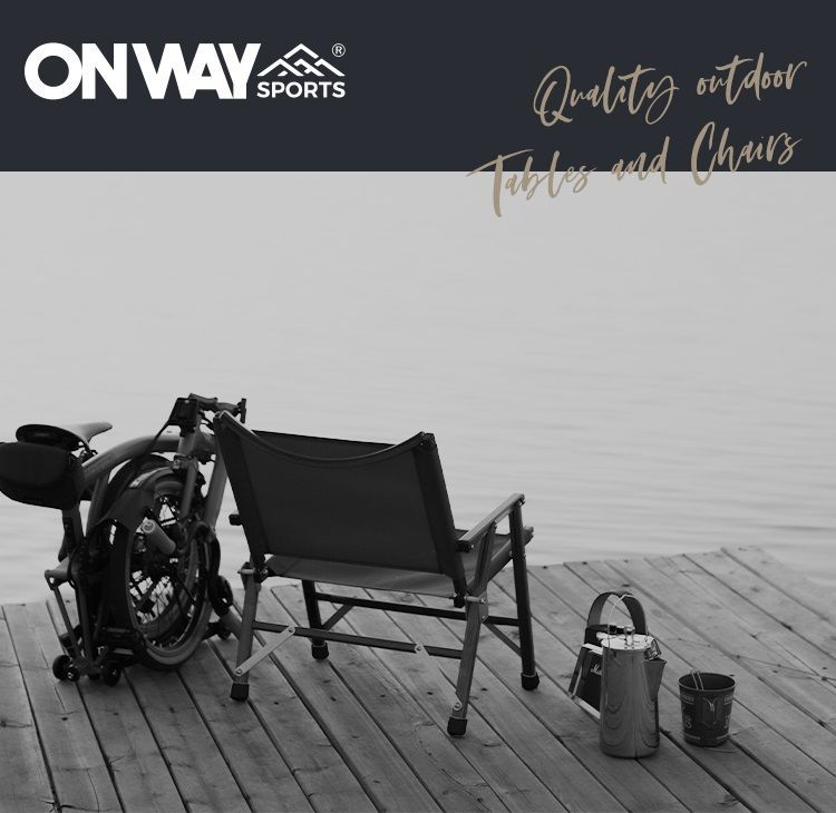 ONWAY SPORTS コットンローチェア OW-56C 収納ケース付 ブラック