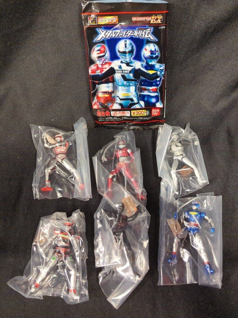 HG メタルファイター 列伝 フィギュア 6種 コンプ セット メルカリ便 HG メタルファイター 列伝 フィギュア 6種 コンプ セット