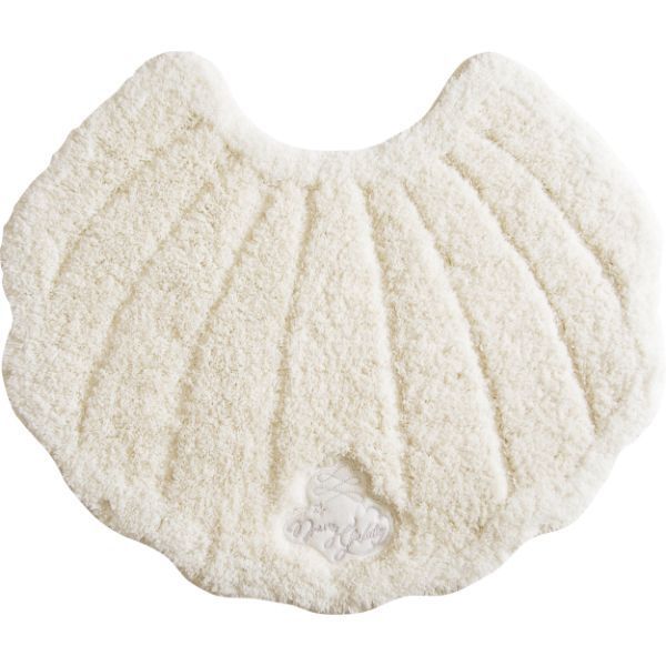 メリージェラート 貝 インテリアマット　「シェル」 トイレマット クリーム