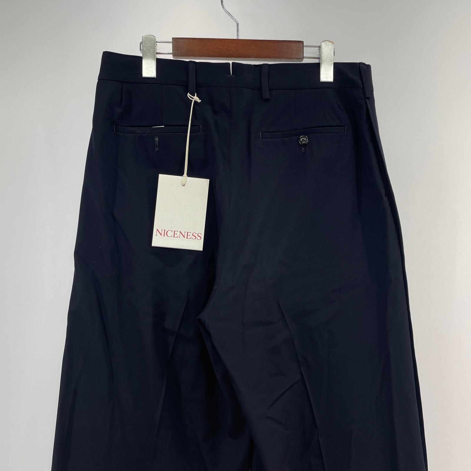 NICENESS 25SS Flying V Trousers M ネイビー - メルカリ