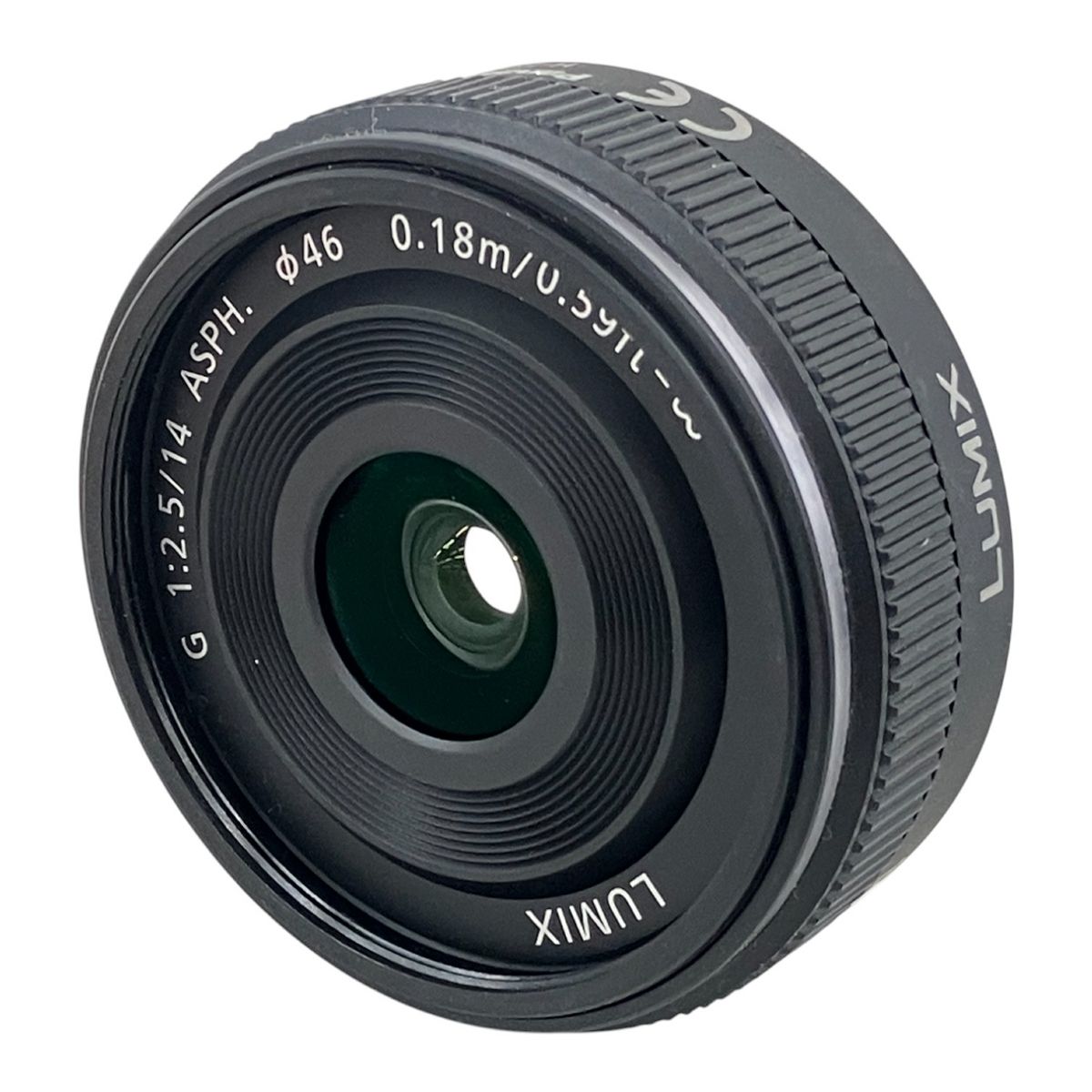 Panasonic パナソニック LUMIX ルミックス H-H014A-K ブラック カメラ 単焦点 パンケーキレンズ K10016921