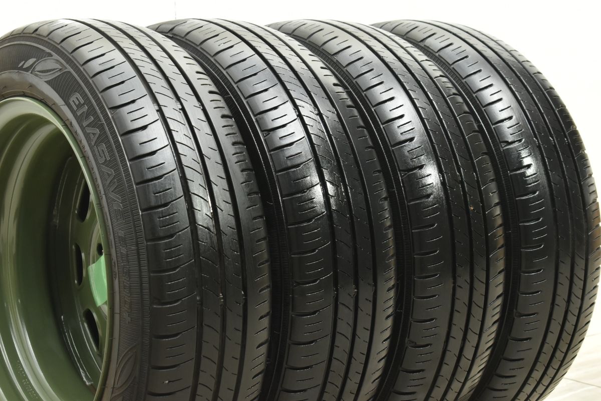 当店人気NO.1。 デイトナ 14in 5J 38.5 PCD100 ダンロップ エナセーブ EC300 155|65R14 N-BOX デイズ ワゴンR アルト タント デリカミニ 発展