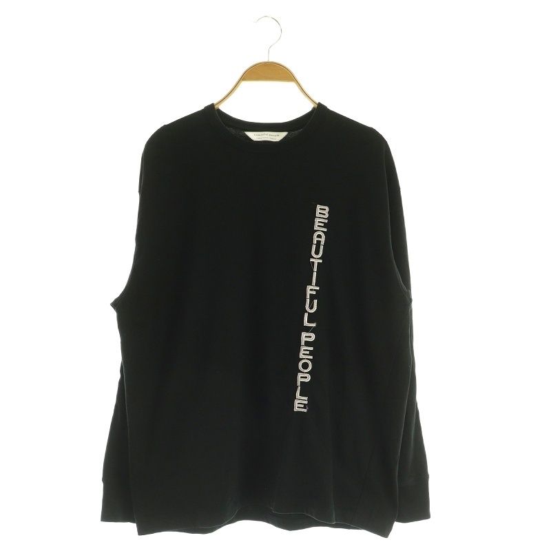 ウイーアー WeAre 長袖ジップ カットソー ブラック 黒 saiun7imageLogo長袖ジップパーカー ブラック | saiun7