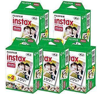 富士フイルム チェキ インスタント フィルム instax mini 2P×5 計100枚