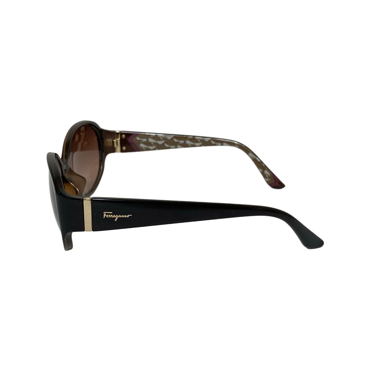 Salvatore Ferragamo ダークブラウン Salvatore Ferragamo - サルヴァトーレフェラガモ ラゲージタグ