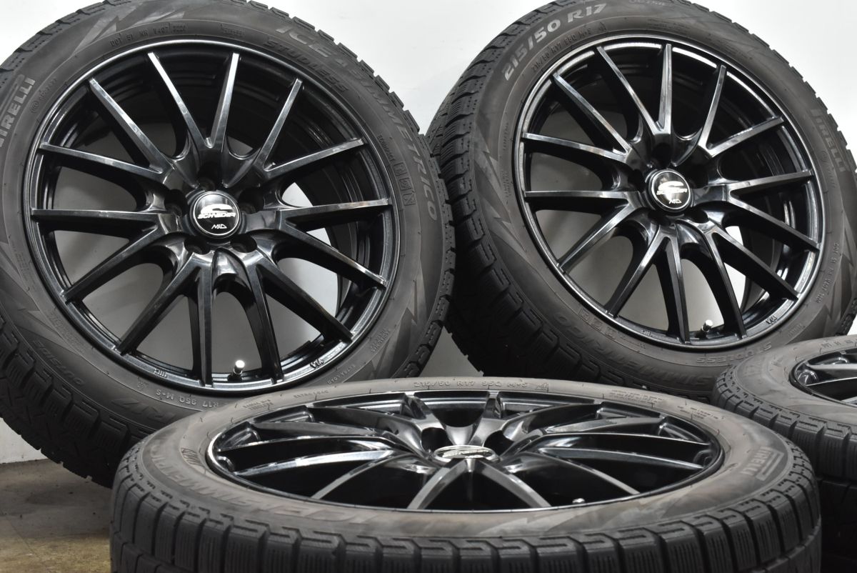 【バリ溝】17インチ　PCD100 5穴　215/50R17 ピレリ　レガシィ バリ溝】17インチ PCD100 5穴 215/50R17 ピレリ レガシィ タイヤ