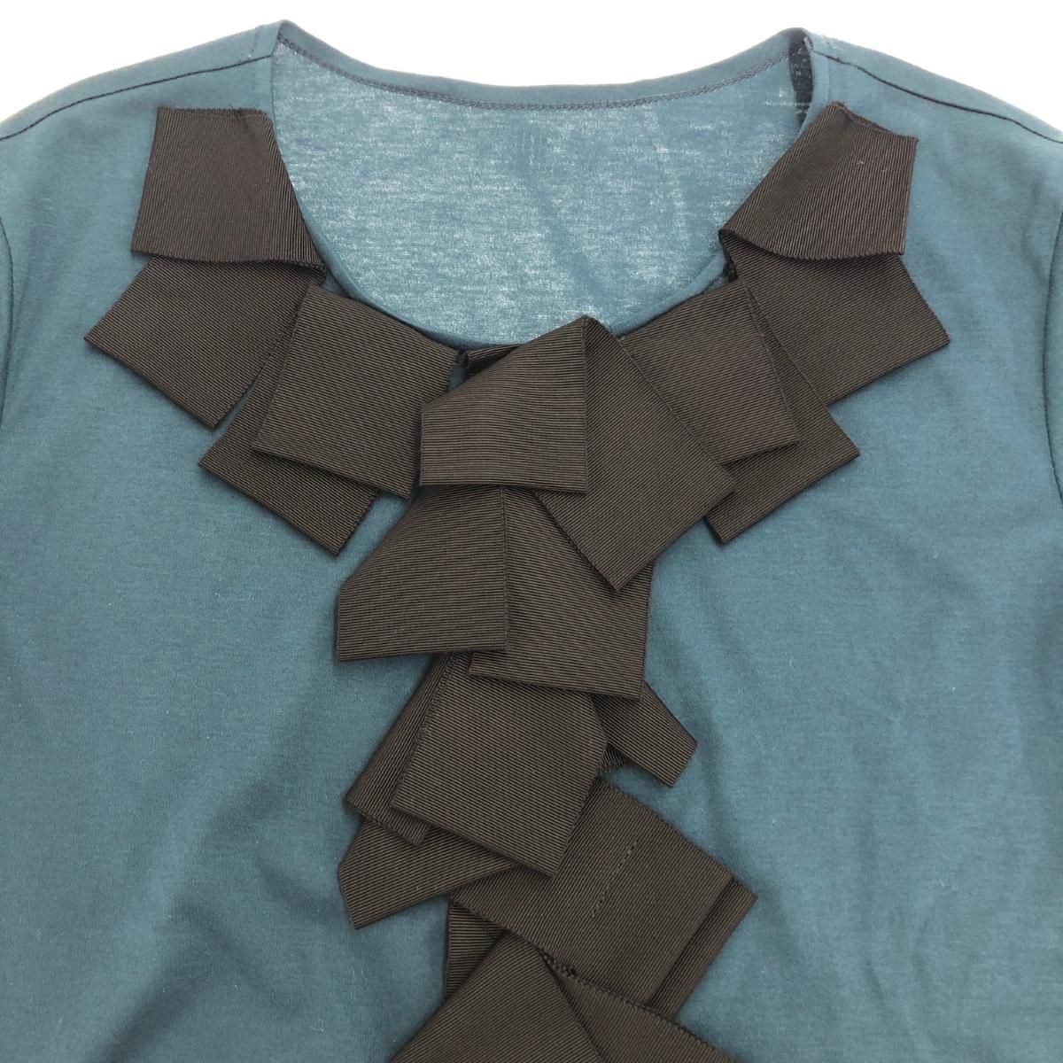 LANVIN en Bleu ランバンオンブルー 半袖カットソー Tシャツ