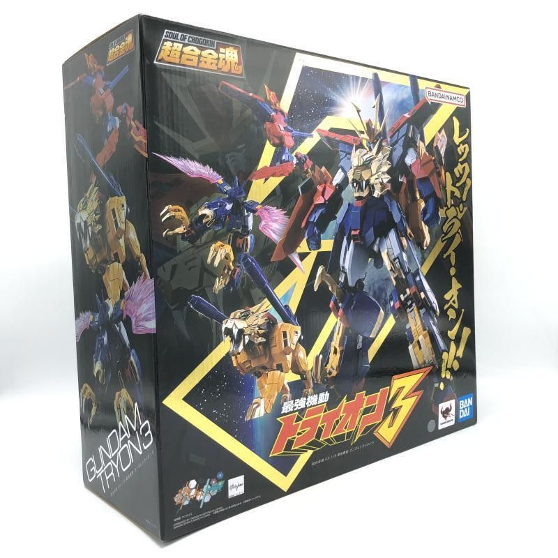 超合金魂 GX-113 ガンダムビルドファイターズトライ最強機動 超合金魂 GX-113 最強機動 ガンダムトライオン3 | 魂ウェブ