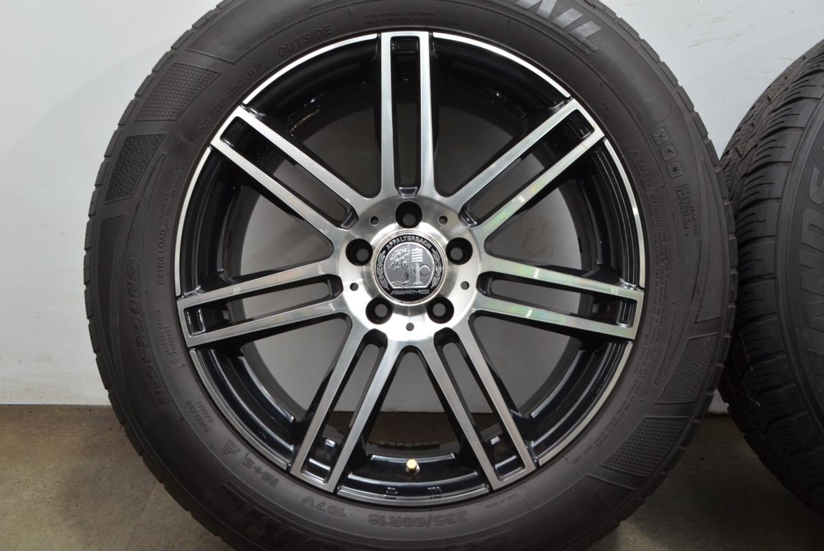 ベンツ 設計 ユーロテック ステージＴＷ7 18in 8J 40 PCD112 ランドセイル 4season 235 60R18 X253 X254 C253 GLCクラス クーペ FFCRYSTALESIA_COM