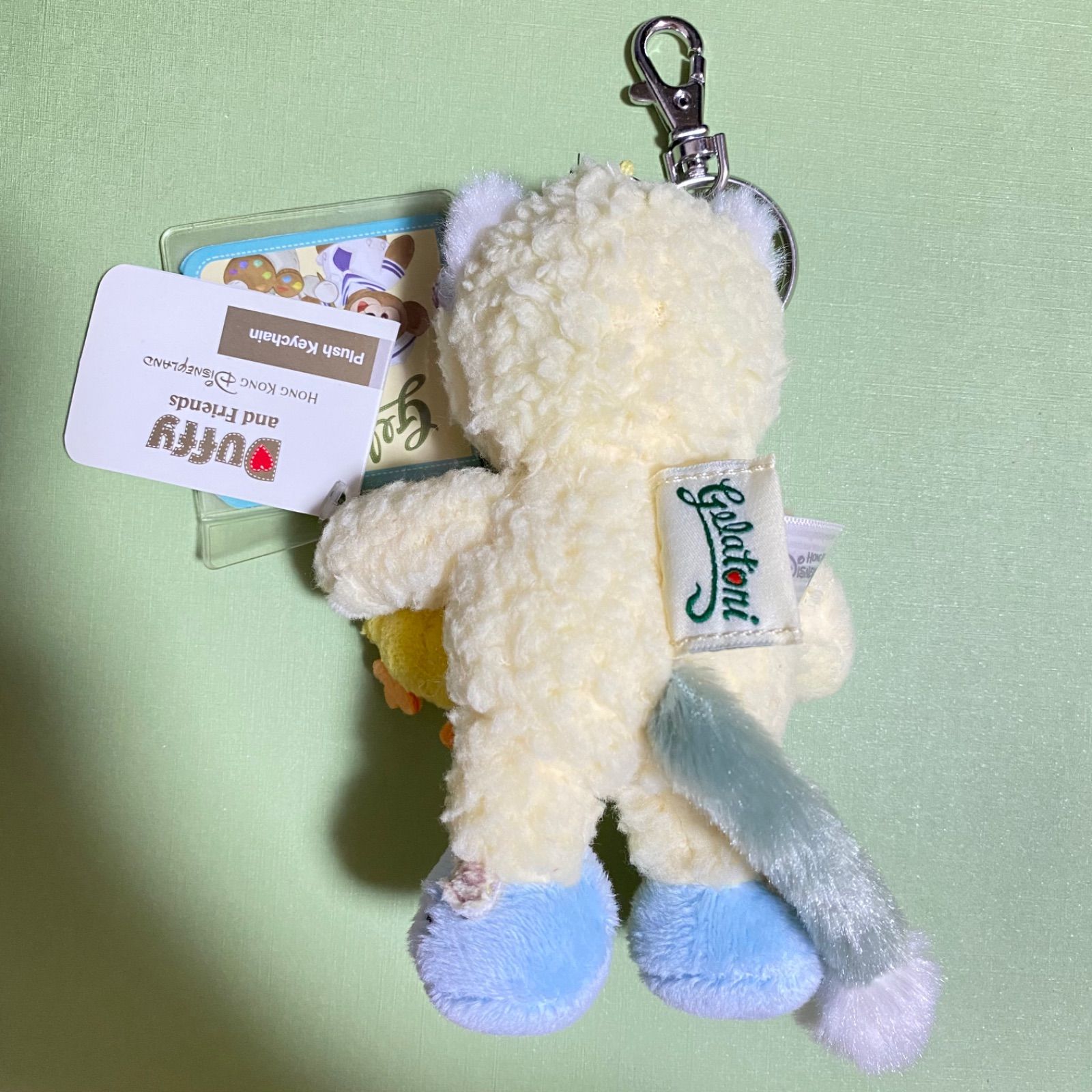 香港ディズニー ジェラトーニ ぬいぐるみバッジ イースター 香港ディズニー ジェラトーニ ぬいぐるみバッジ イースター