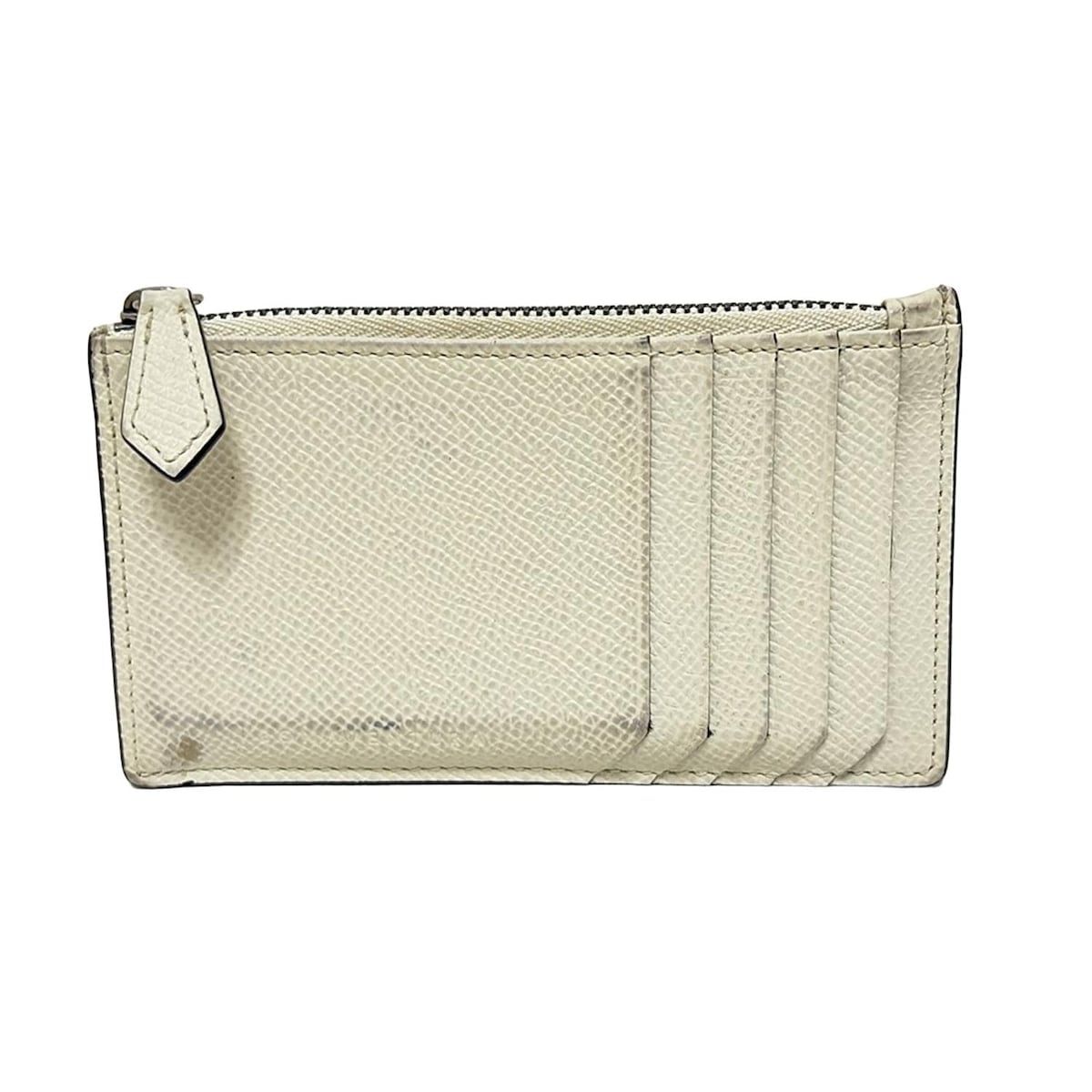 BONAVENTURA ボナベンチュラ コインケース - アイボリー フラグメントケース|カードケース付き レザー USTAUSTRALIA_COM_AU