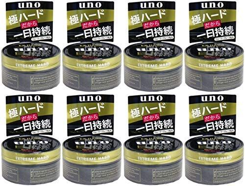 限定SALE，爆買い 【まとめ買い】ウーノ (uno) ヘアワックス エクストリームハード 80g【×8個】 トリートメント