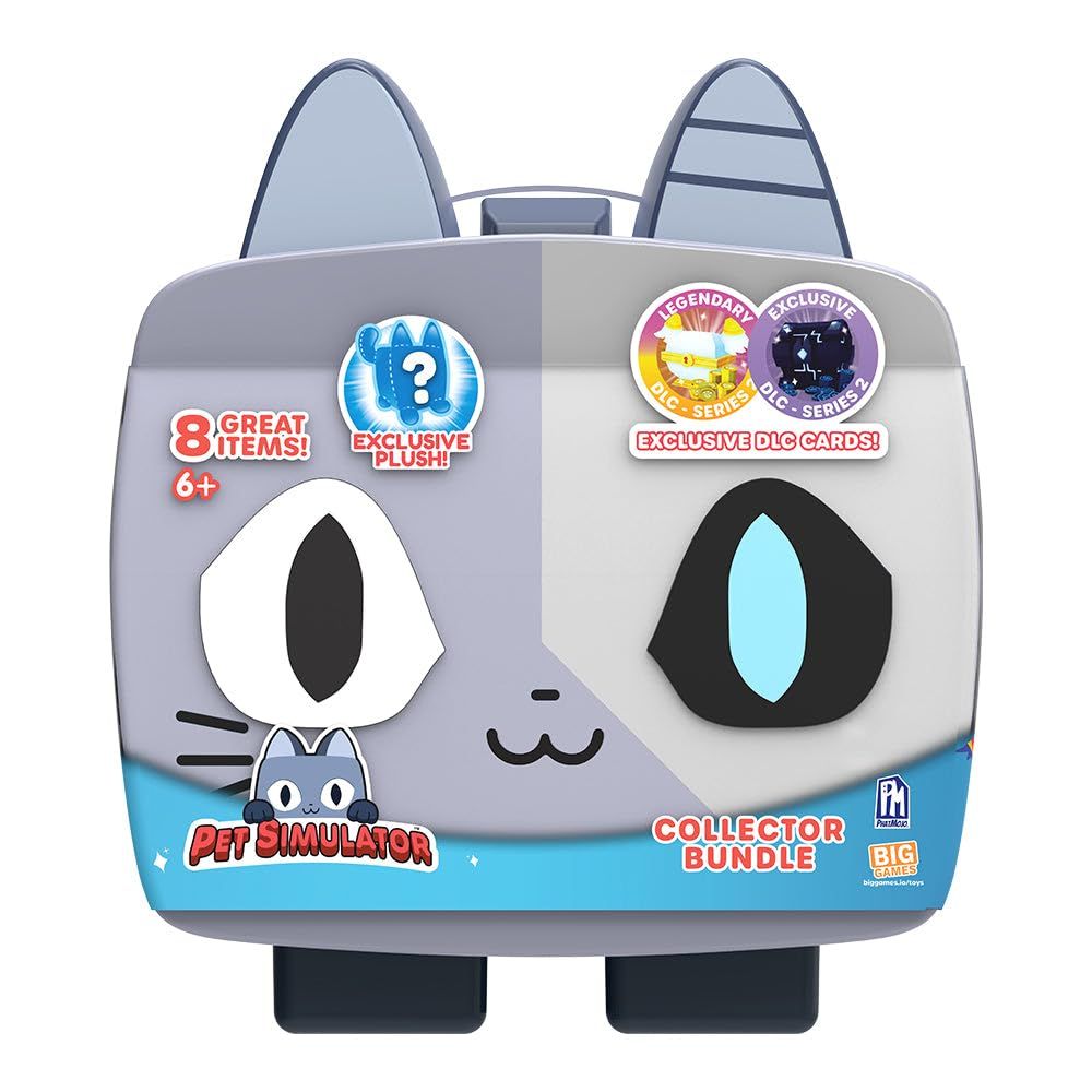 Pet Simulatorペットシミュレーター - サイボーグキャットミステリーコレクターバンドル 9インチケース8アイテム シリーズ2 DLC付き