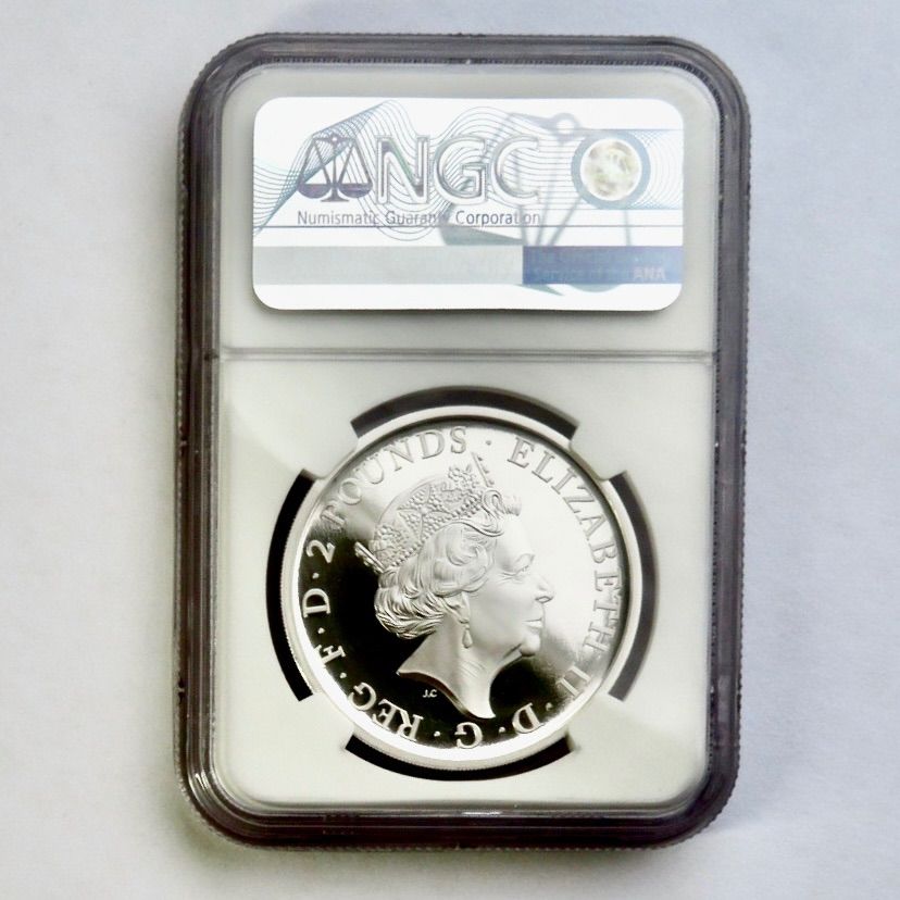 2022 イギリス ブリタニア 1オンス 2ポンド 銀貨 NGC PF70 UC 2022年 ブリタニア NGC PF70 UC FR 1オンス 2ポンド 銀貨 - メルカリ