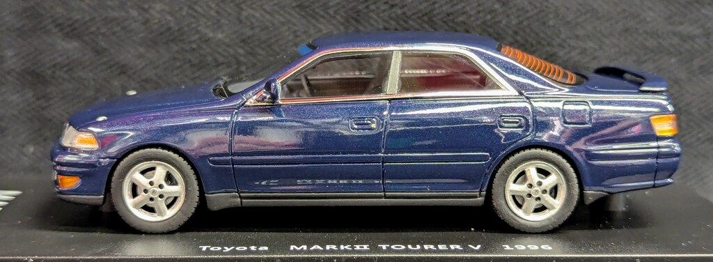 LA X 1 43 トヨタ マークII ツアラーV 1996年 ダークブルーマイカ L 43047