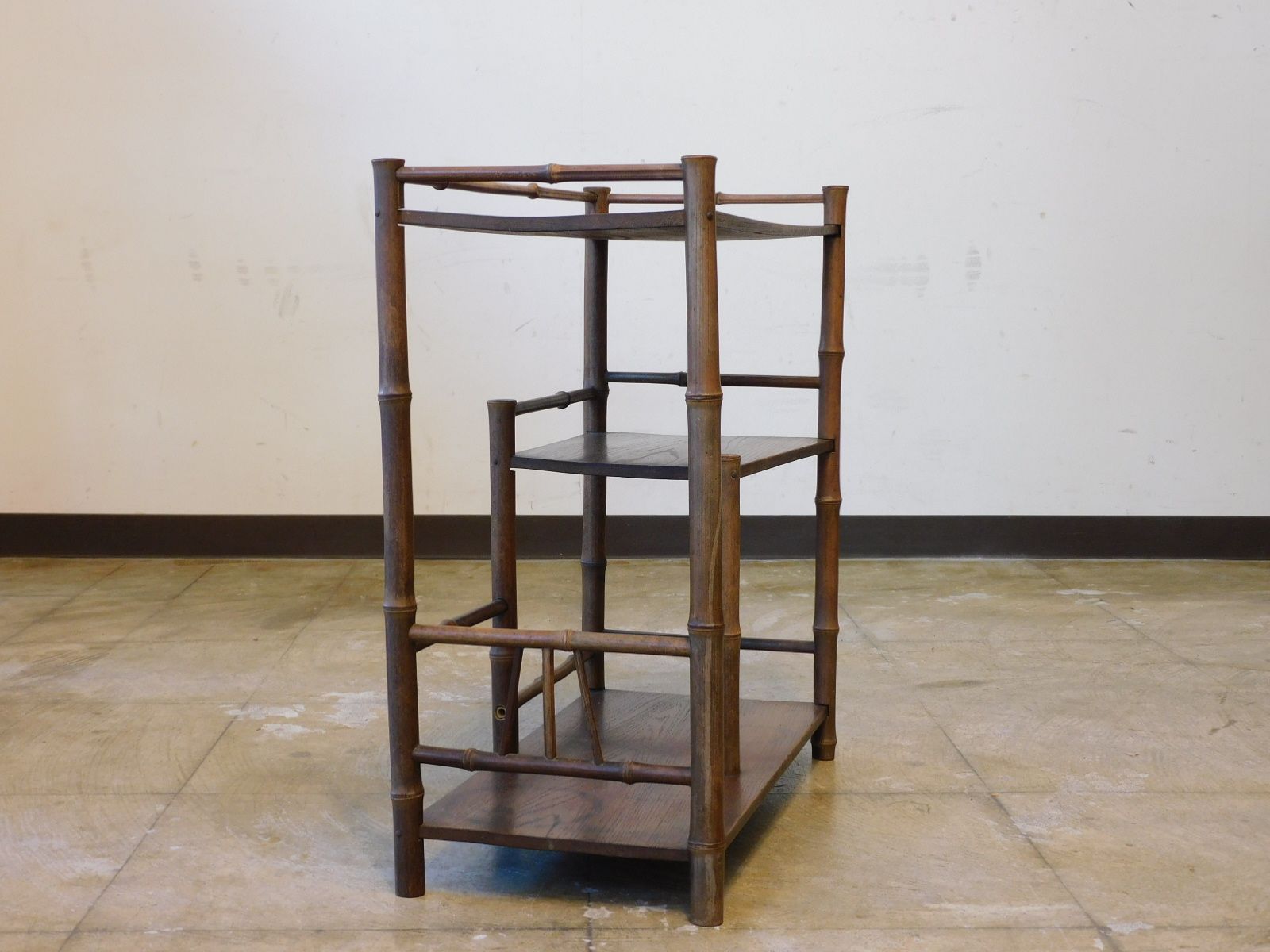 竹製 綾瀬棚 茶棚 煎茶棚 飾棚 / 茶道具 煎茶用 綾瀬棚（本体のみ） : 茶道具商 越中屋 - 通販 - Yahoo