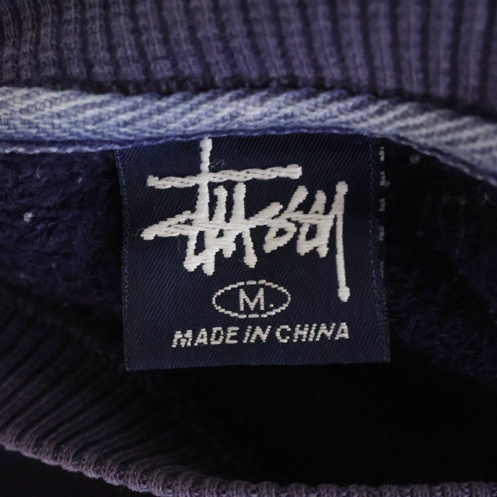 STUSSY ステューシー 90-00s ロゴスウェット 90～00s OLD STUSSY/Logo Sweat/紺タグ/L/China製/ロゴ刺繍