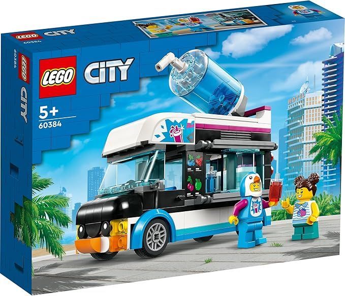 レゴ(LEGO) シティ ペンギンのフローズンドリンクカー おもちゃ 玩具 プレゼント 誕生日 ブロック 知育 クリスマス 男の子 女の子 子供 5歳 6歳 7歳 8歳 街づくり 60384