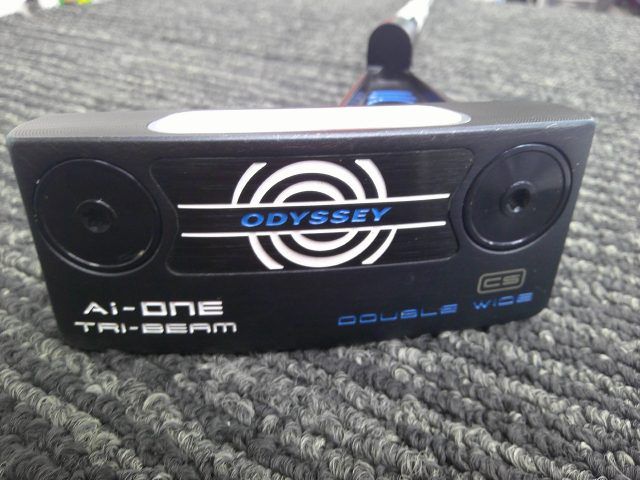 中古 パター オデッセイ Ai-ONE TRI-BEAM DOUBLE WIDE CS/STROKELAB 90//3[7143]博多