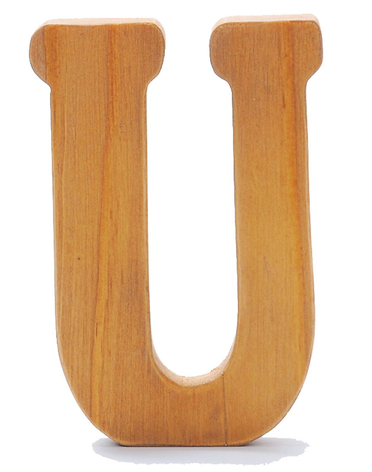 数量 ケーアイジャパン 木製 大きめサイズの高さ15 cm ウッデン アルファベット U サイズ W 10.5×D 3.5×H 15