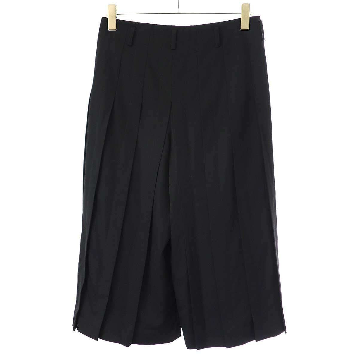 コムデギャルソン 黒のプリーツ袴パンツ COMME des GARCONS COMME des GARCONS コムデギャルソン