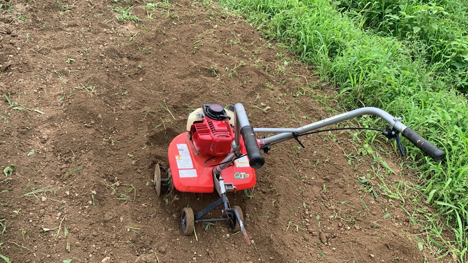 埼玉県発】ヤンマー 管理機 QT17 農用トラクター(歩行型) 4サイクル 