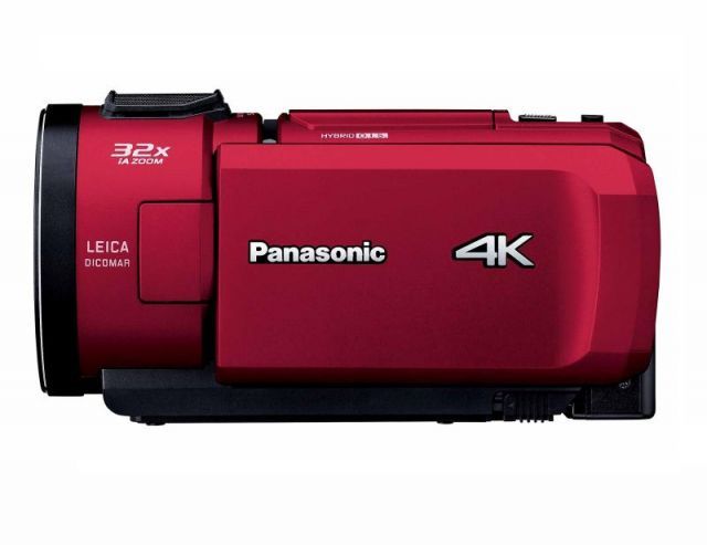 パナソニック 4K ビデオカメラ VZX1M 64GB あとから補正 レッド