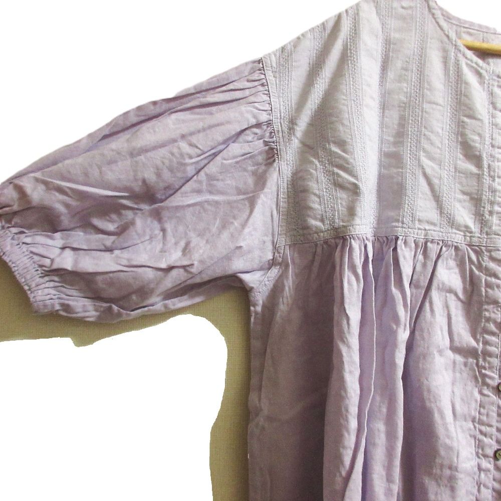 ネストローブ　リネン　ブラウス 新品同様 23SS nest Robe ネストローブ UpcycleLino リネン