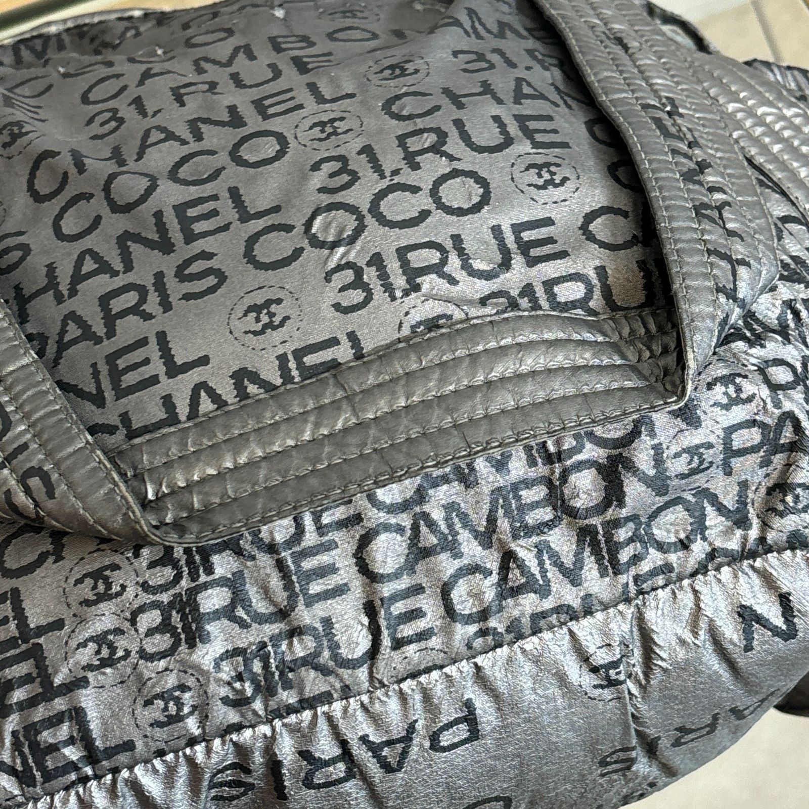 ΩNA3485 大人気！CHANEL シャネル アンリミテッド ロゴ トートバッグ  