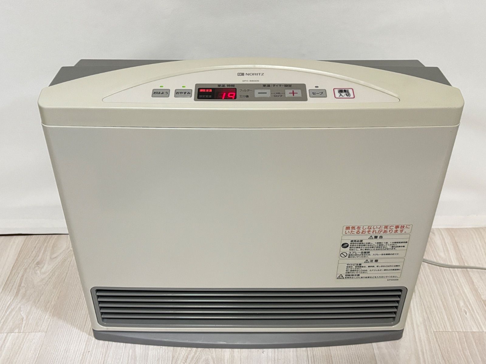 NORITZ ノーリツ ガスファンヒーター GFH-5800S LPガス