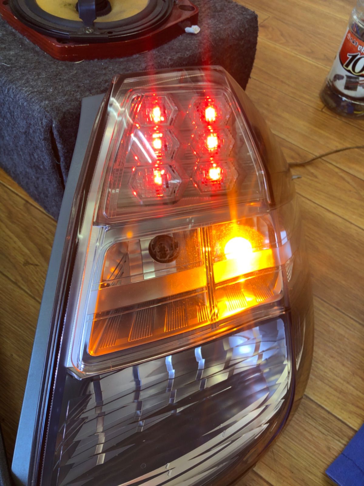 アー1 ★ホンダ純正フィット GE6 GE8 左右テールランプ ホンダ FIT フィット GE8 RS 純正テールランプ ピンク GE6 GE7