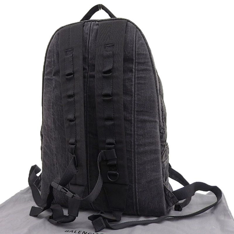 BALENCIAGA ブラックリュック　ARMYシリーズ ブラック の メンズ Army バックパック ミディアム | Balenciaga