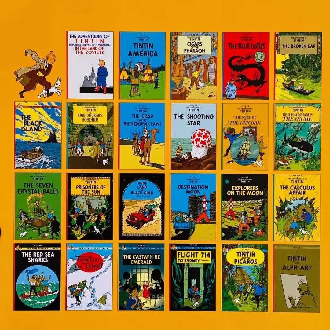 タンタンの冒険 全23巻 タンタンの冒険 The adventures of TinTin 英語