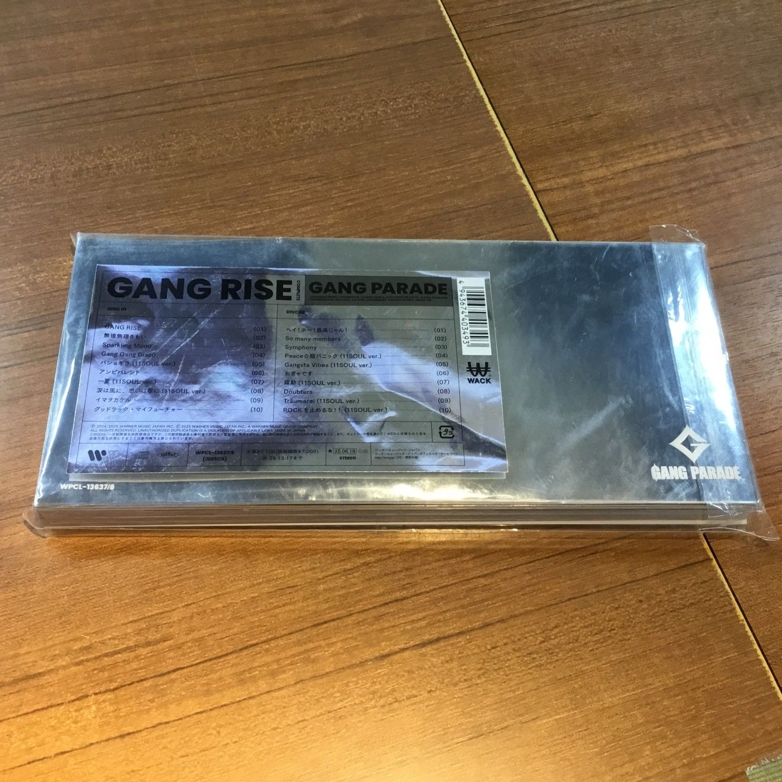 ☆ 初回生産限定 , 完全盤 ◇ GANG PARADE / GANG RISE (2CD＋