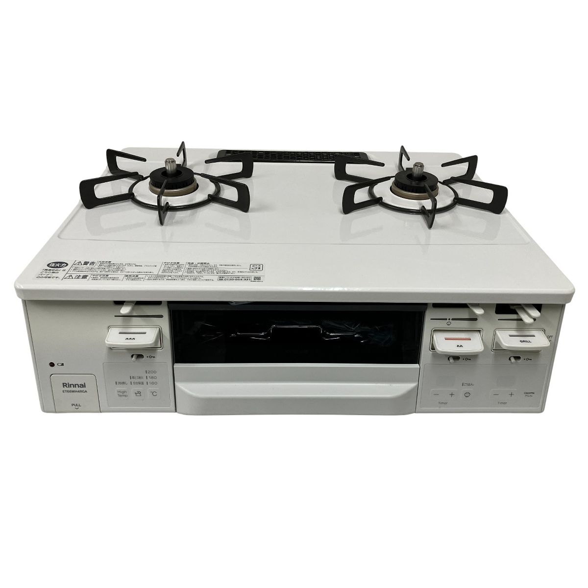 Rinnai ET66WH4RGA ガスコンロ 都市ガス ホワイト リンナイ 家電 O10538145