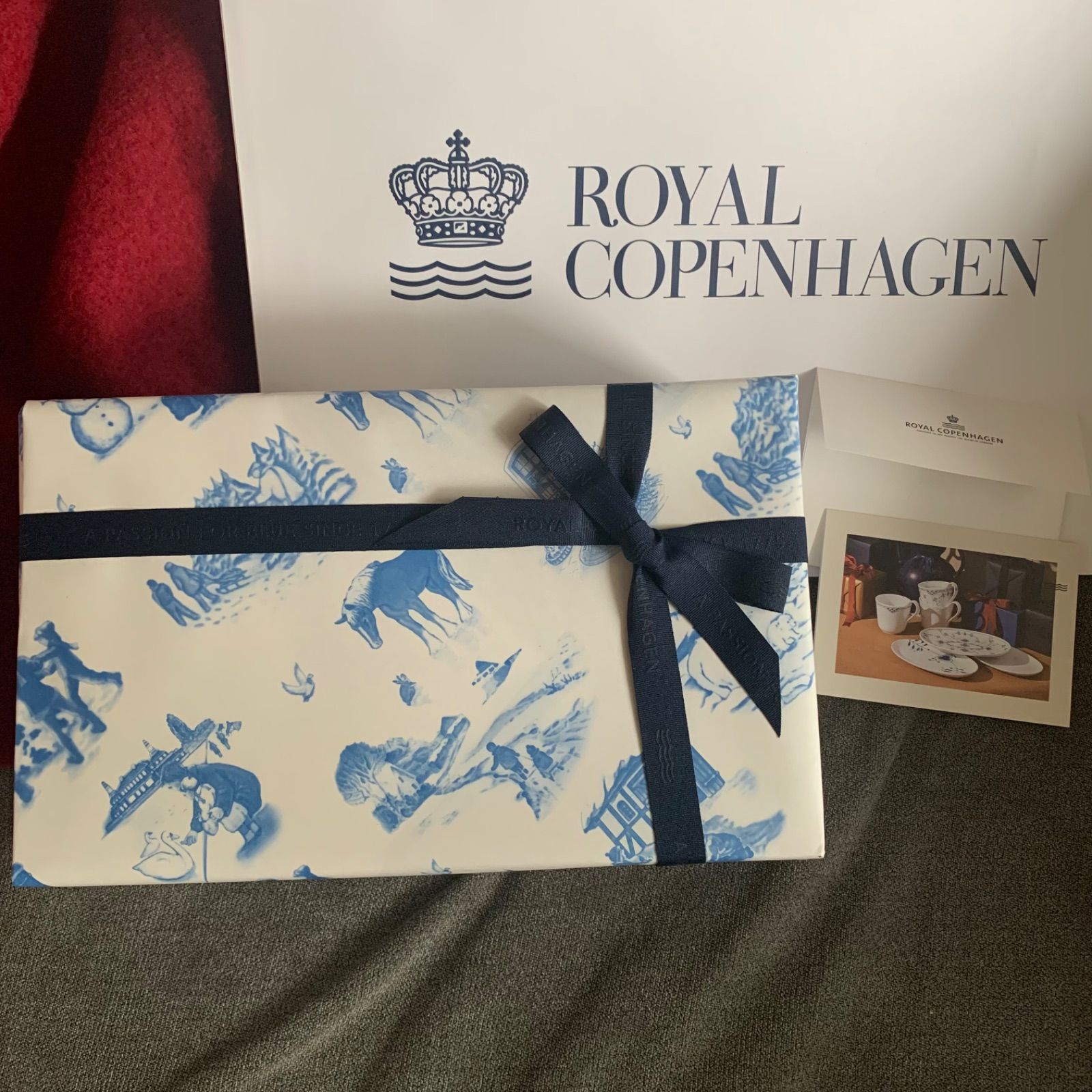 ロイヤルコペンハーゲン ヒストリーミックス オーバルディッシュ 3柄