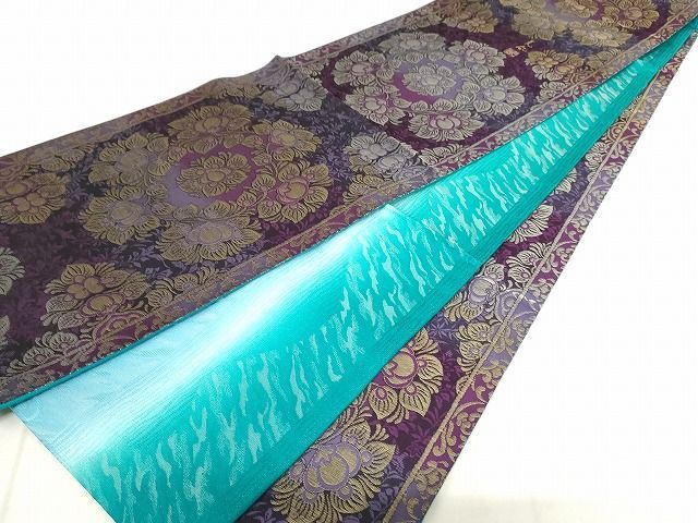 平和屋着物●極上　児島廣和　アトリエ 聖jin苑　太鼓柄袋帯　兎　瓢箪　金彩　逸品　未使用　CYAA3981s6 平和屋着物○極上 児島廣和 アトリエ 聖jin苑 太鼓柄袋帯 兎 瓢箪 金彩