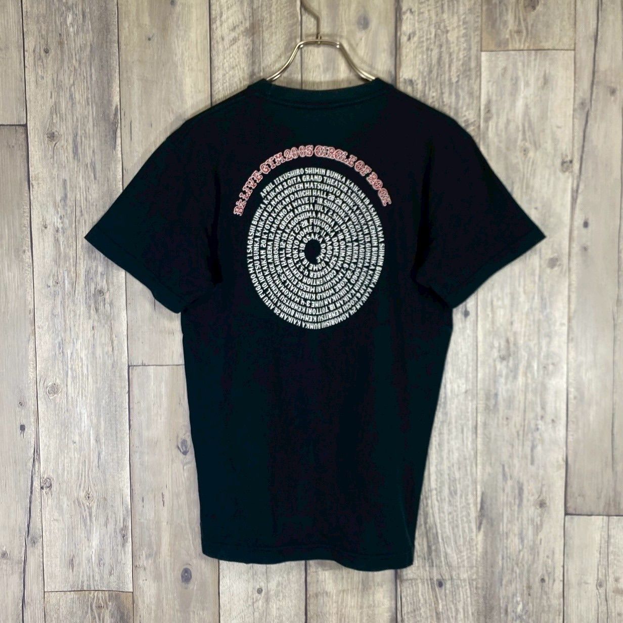 CIRCLE OF ROCK サークルオブロック B'z LIVE 2005 バックプリント