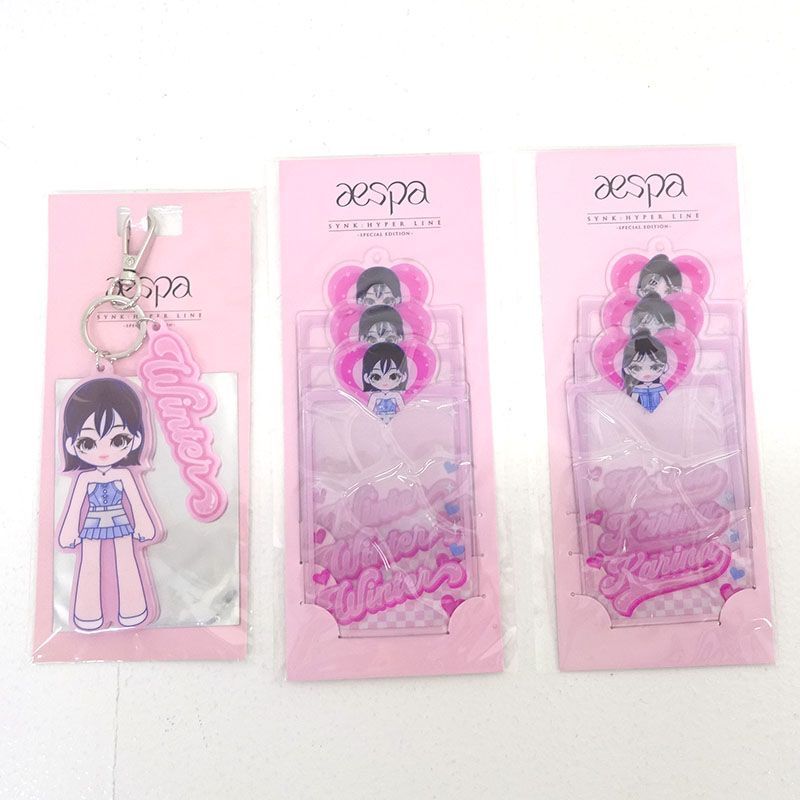 三重店】aespa フォトカードスリーブ 2種 アクリルキーホルダー