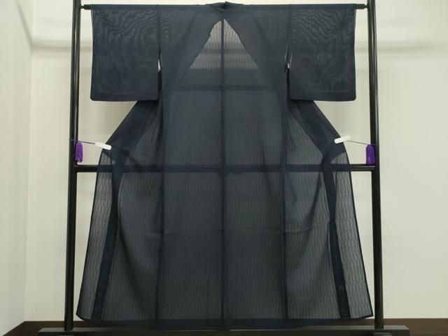 平和屋着物＊夏物　色無地　変わり絽　苗色　正絹　逸品　DAAU2104ud