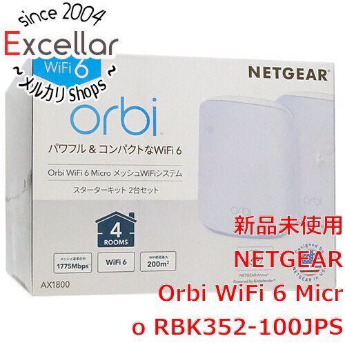 bn:12] NETGEAR製 Orbi WiFi 6 Micro RBK352-100JPS - メルカリ