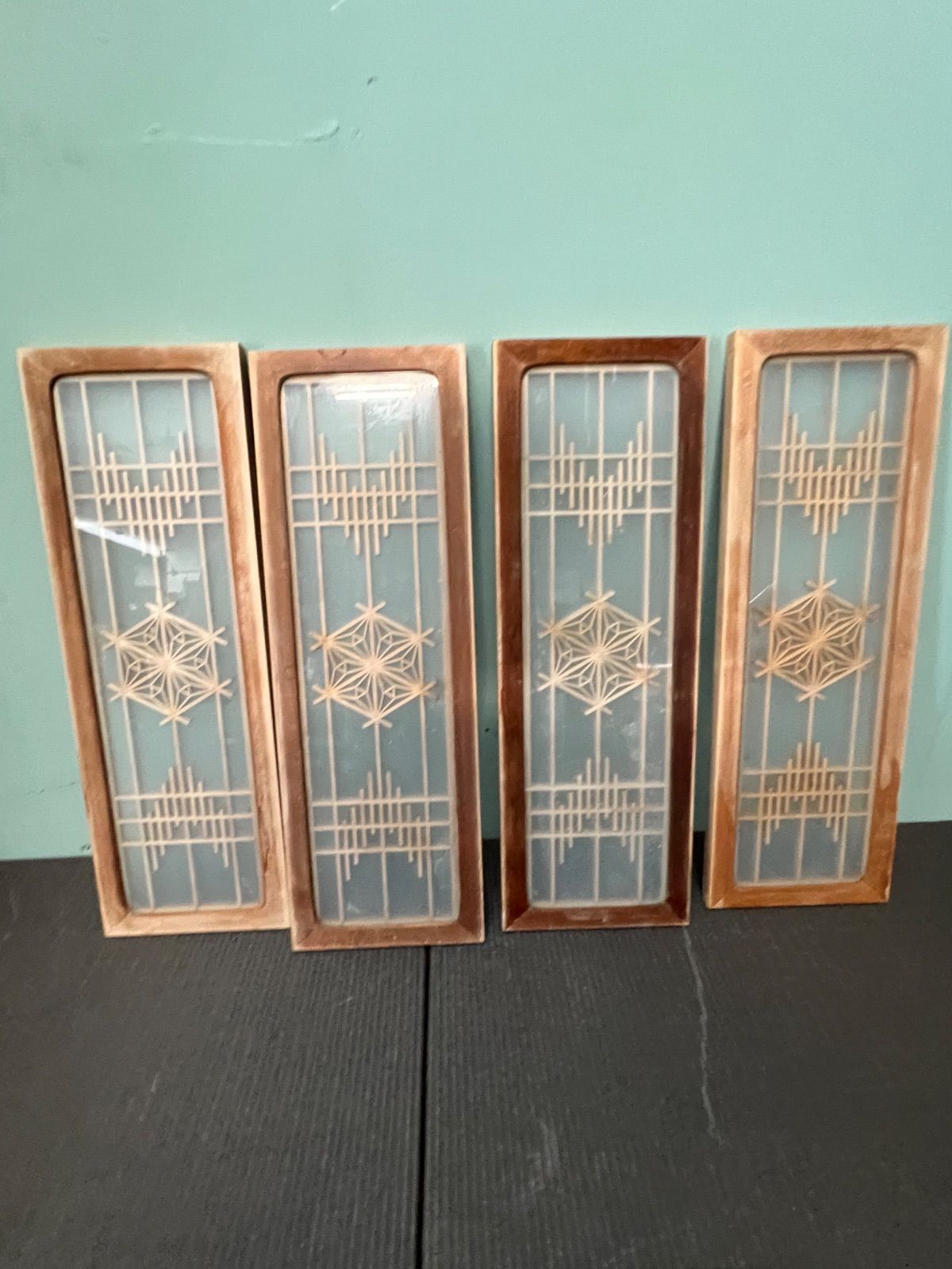  ︎ 昭和 レトロ 建具 曇りガラス はめこ 木製建具 格子 古民家 ドア 扉 板戸 障子 住宅設備