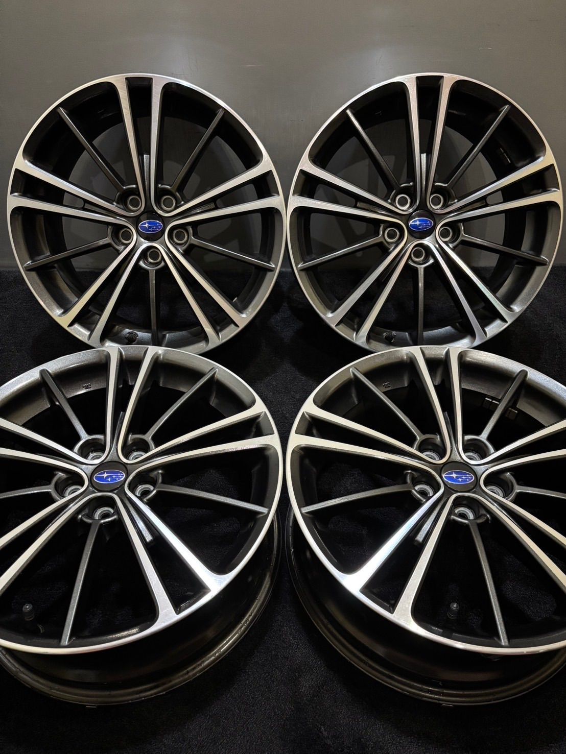 ☆スバル BRZ 純正 17インチ 7J +48 100 5H アルミホイール 4本