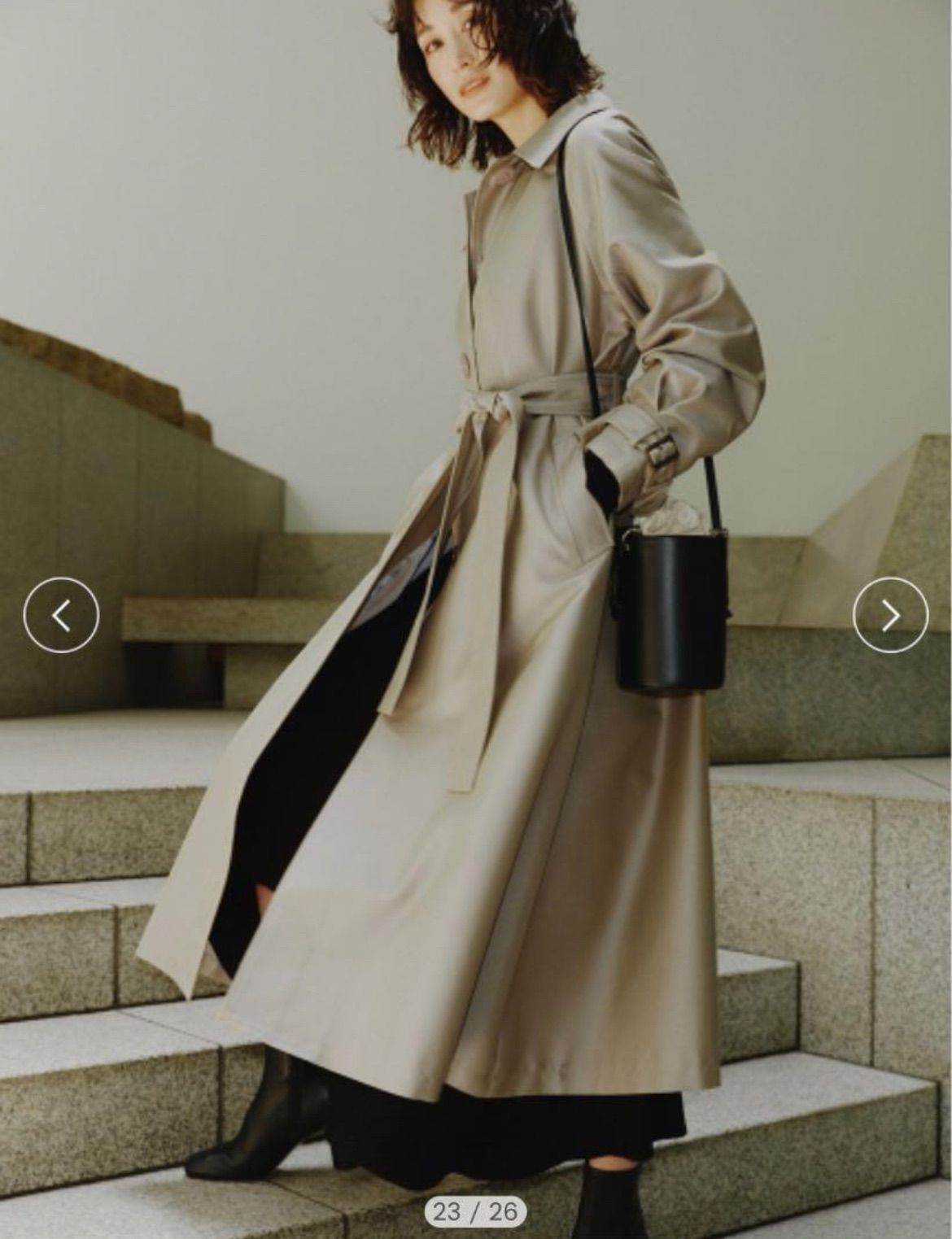 FRAY I.D フレイアイディー スリーブタックステンカラーコート - メルカリ