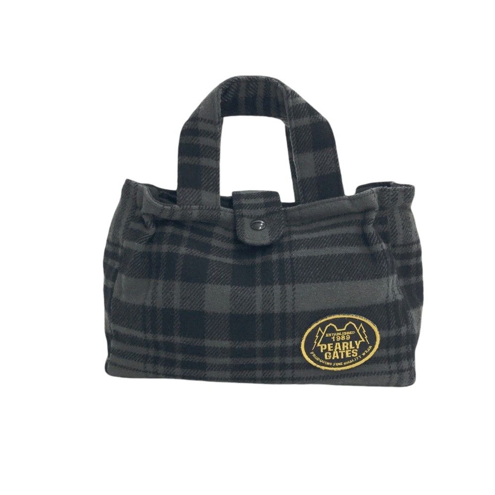 PEARLYGATES チェック柄カートバッグ PEARLY GATES パーリーゲイツ