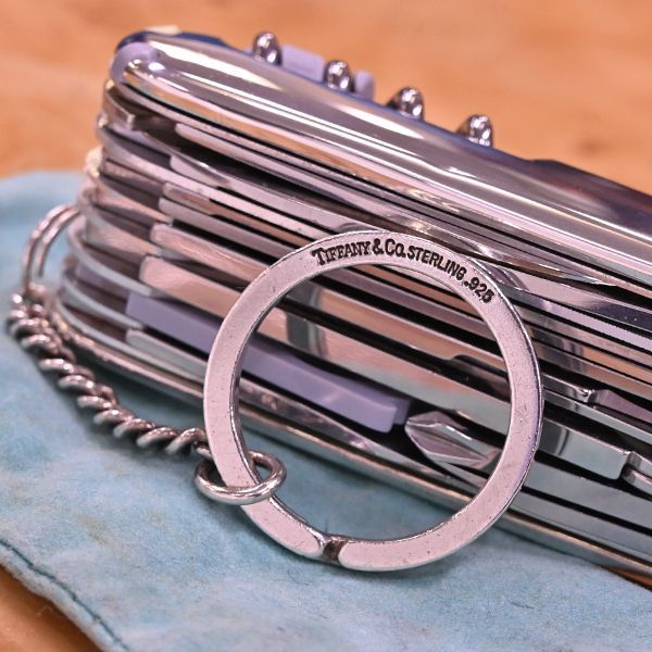 本物 超美品 ティファニー×ビクトリノックス 極希少 キーリング